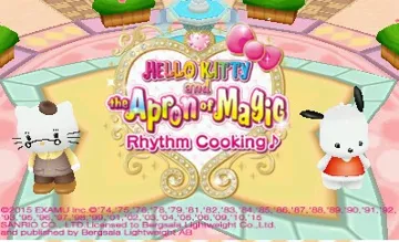 Hello Kitty and the Apron of Magic - Rhythm Cooking (Europe) screen shot title